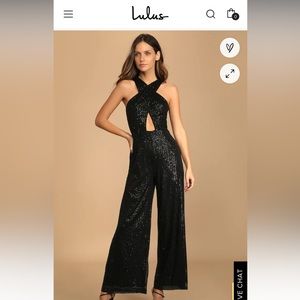 Lulus sequin jumpsuit
